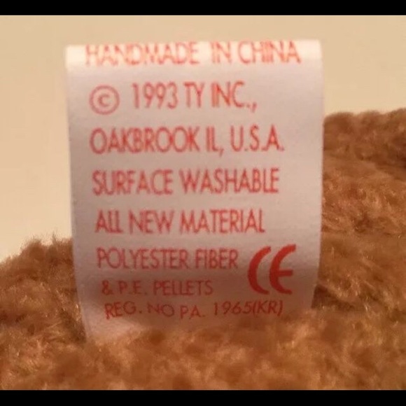 Rare Ty Beanie Baby Curly Multiple Tag Errors PE - Picture 7 of 10